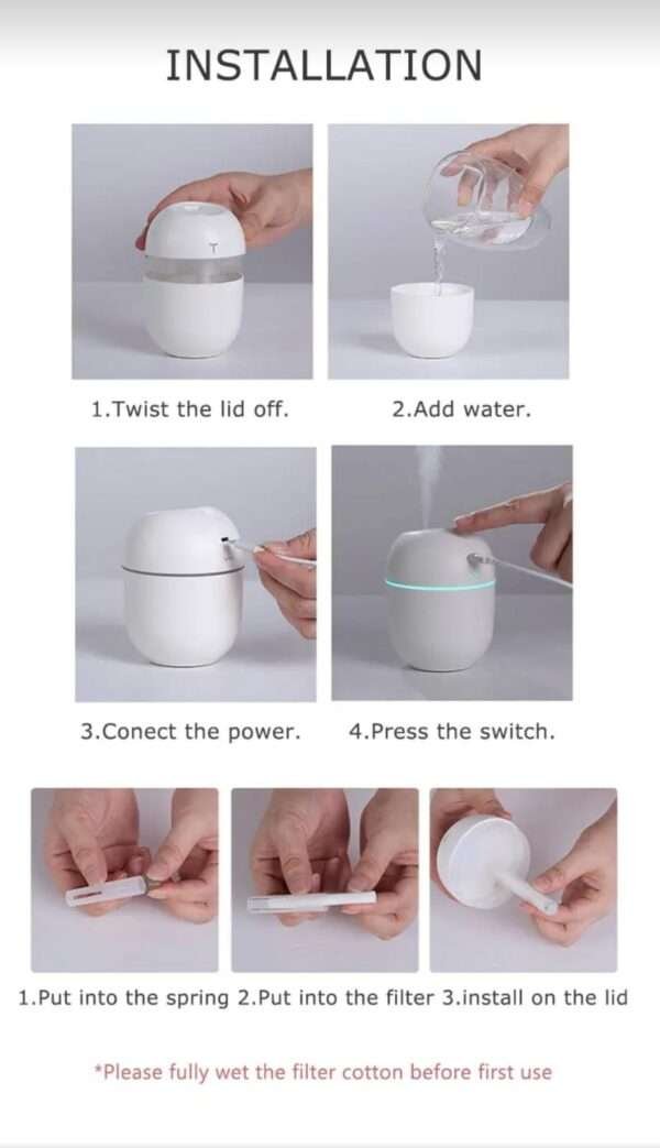 Egg Shape Humidifier - Image 2