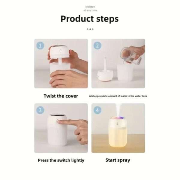 Large Capacity Humidifier LED Lights - Image 11