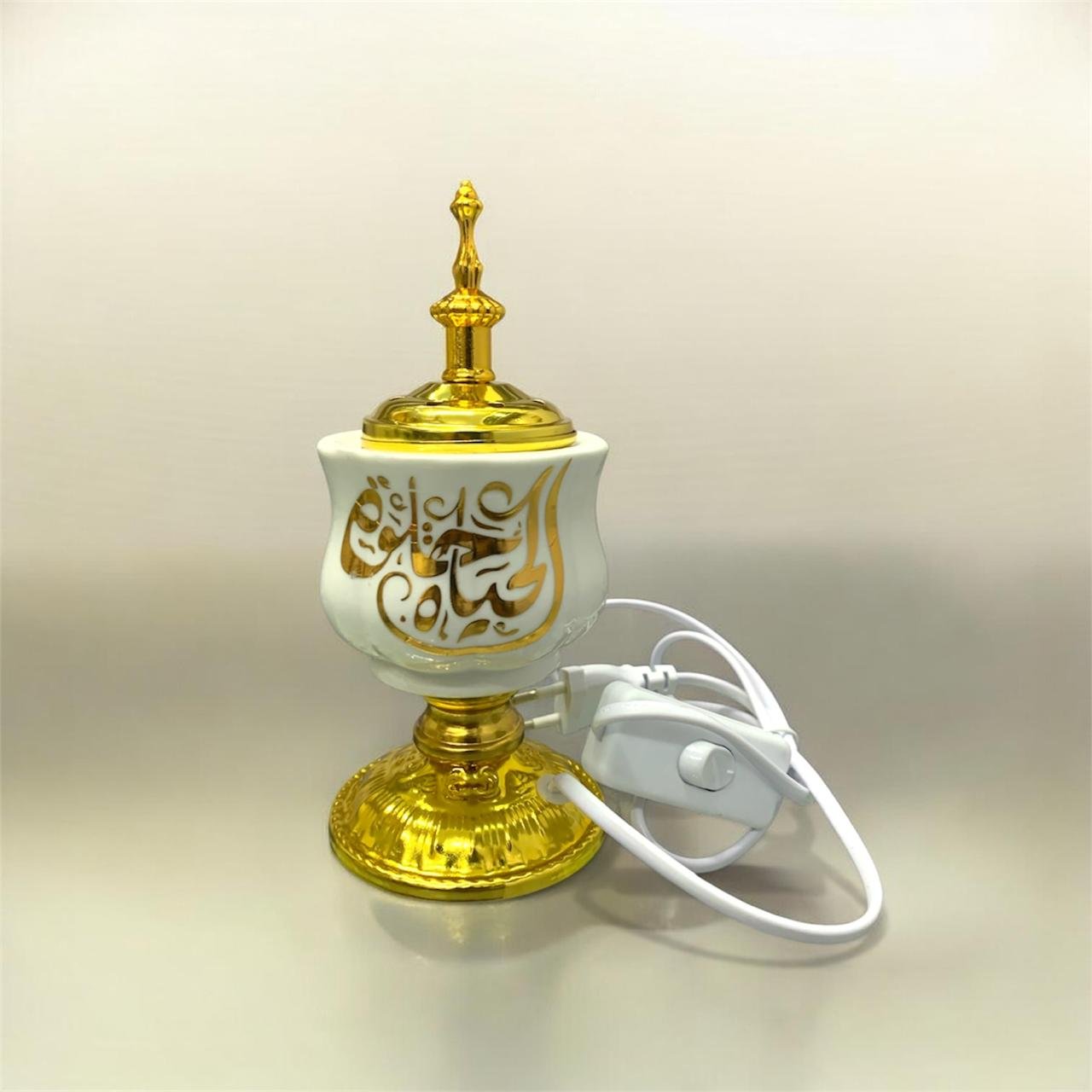 Arab Style Bakhoor Burner White Color - Electric Burner - Image 2