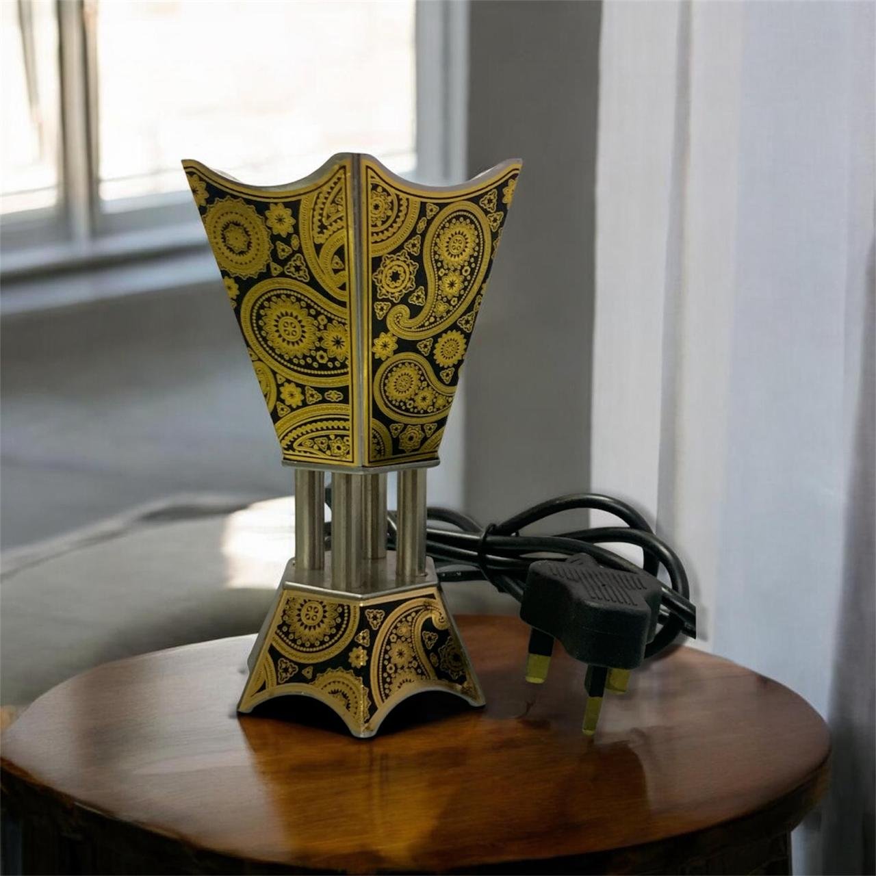 Vintage Style Bakhoor Burner Black Color - Electric Burner